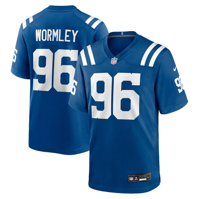 Indianapolis Colts Chris Wormley Royal jersey – view 1