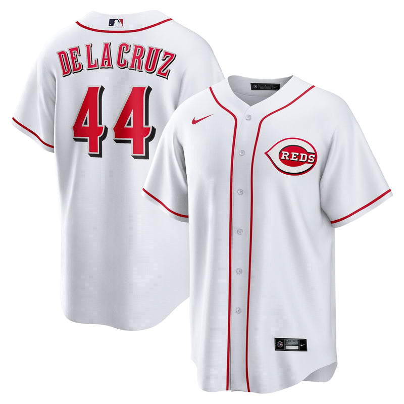 Cincinnati Reds Elly De La Cruz White jersey – view 1
