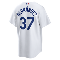 Los Angeles Dodgers Teoscar Hernández White jersey – view 4