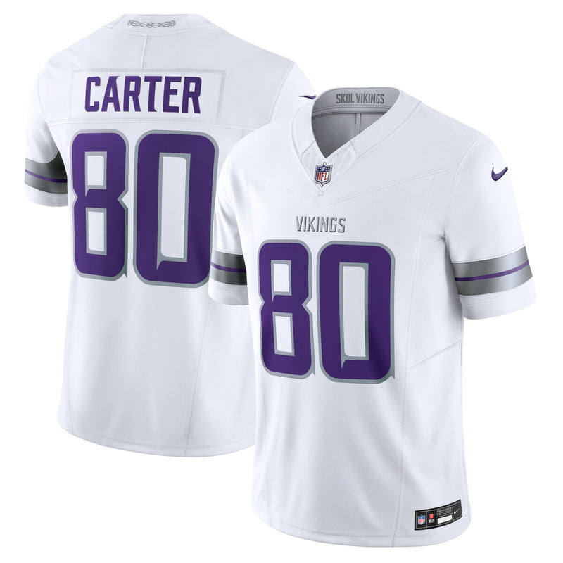 Minnesota Vikings Cris Carter White jersey – view 1