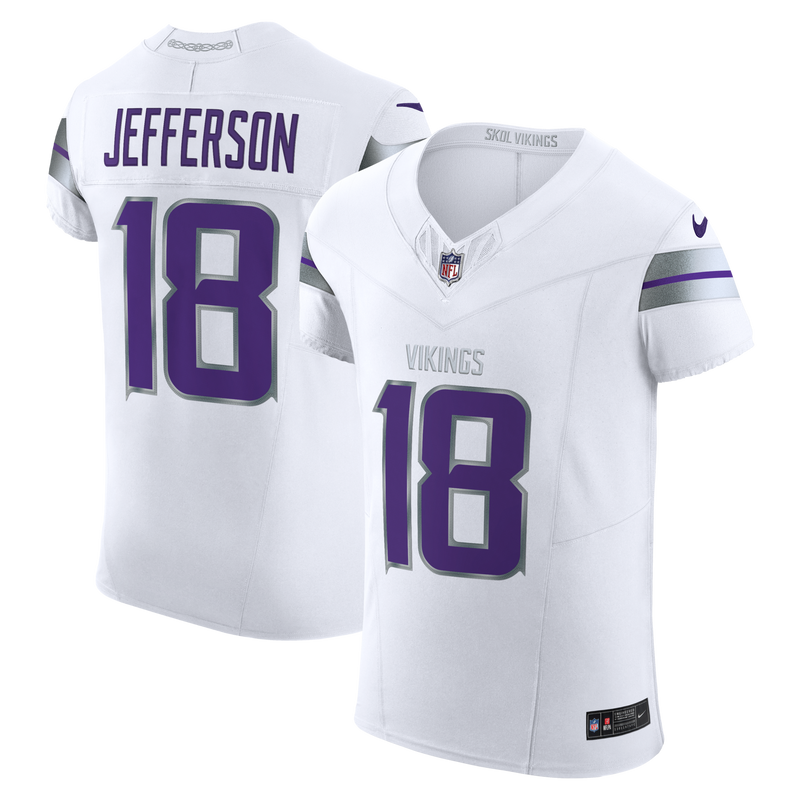 Minnesota Vikings Justin Jefferson White jersey – view 1