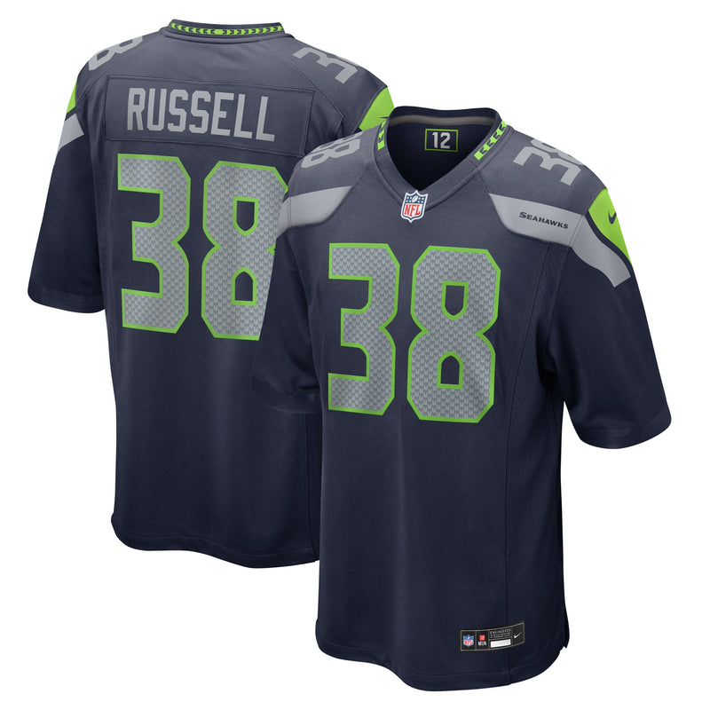 Seattle Seahawks Brady Russell Navy jersey – view 1