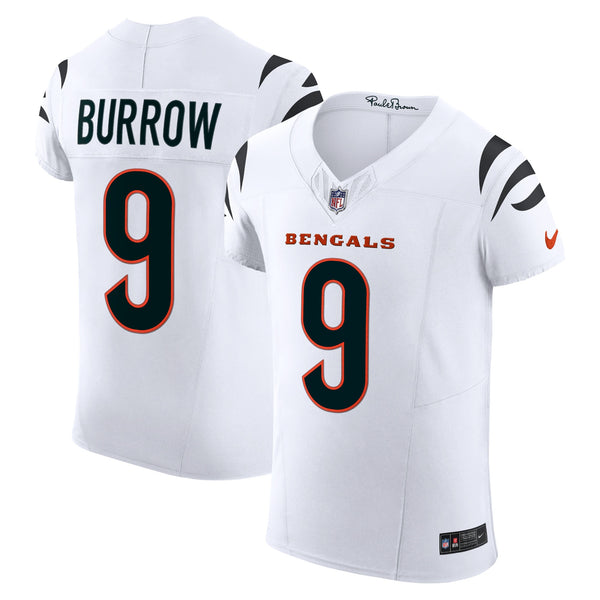 Cincinnati Bengals Joe Burrow Nike White Vapor F.U.S.E. Elite Jersey