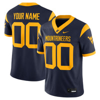 West Virginia Mountaineers Navy jersey – view 1