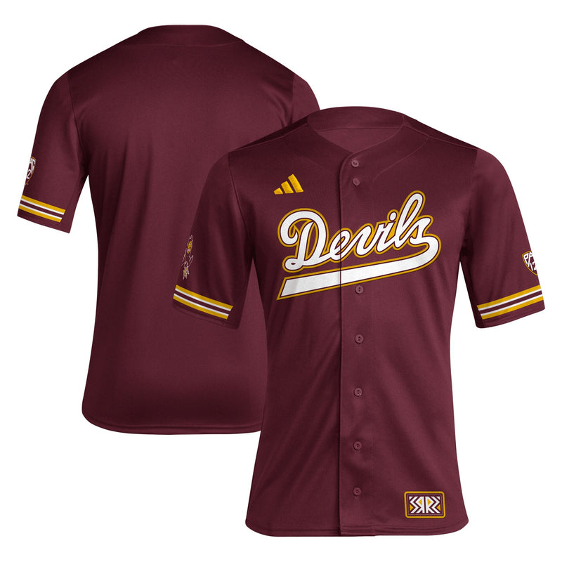 Arizona State Sun Devils adidas Maroon jersey – view 1
