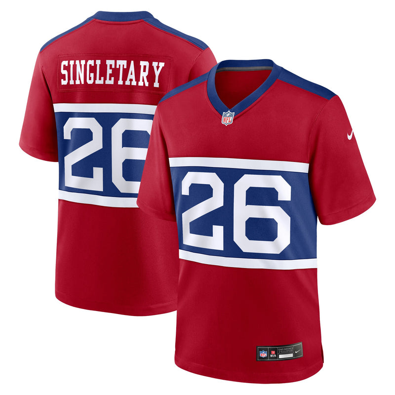 New York Giants Devin Singletary Red jersey – view 1