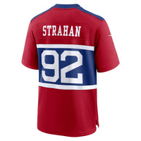 New York Giants Michael Strahan Red jersey – view 4
