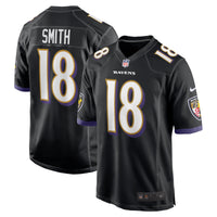 Baltimore Ravens Roquan Smith Black jersey – view 2