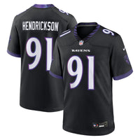 Baltimore Ravens Trey Hendrickson Black jersey – view 1