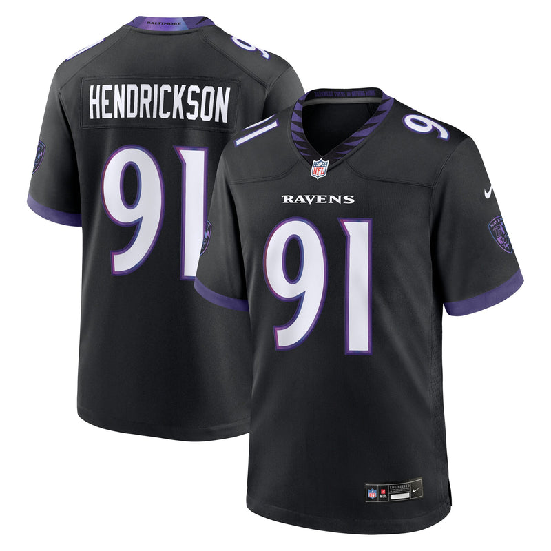 Baltimore Ravens Trey Hendrickson Black jersey – view 1