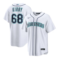 Seattle Mariners George Kirby White jersey – view 1